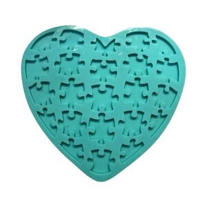 9x11 silicon Heart Puzzle Resin mold